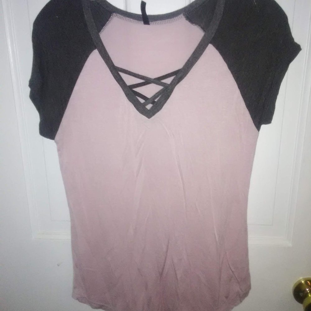 Pink and Grey T-shirt